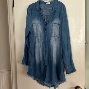 Denim top size 1xL